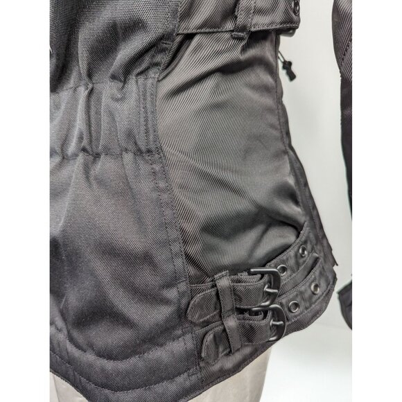 Scorpion Exo Padded Women Black with Floral Motorcycle Jacket Size Small - Picture 6 of 15
